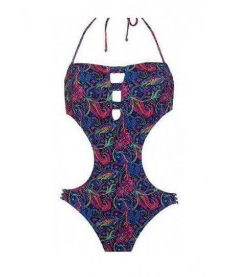 BLU4U strapless trikini μαγιό σε fluo floral print 735855-06