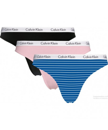 Γυναικείο εσώρουχο String Calvin Klein QD3587E-JMO