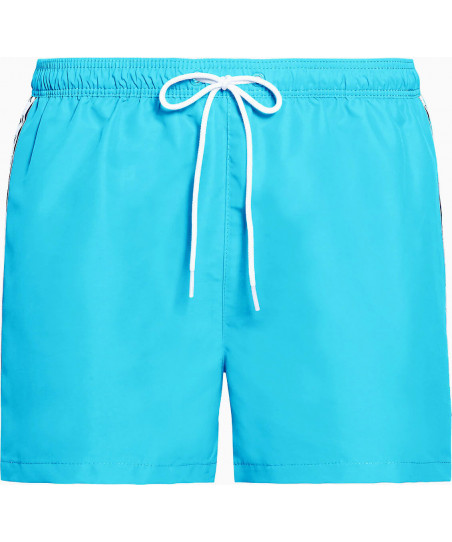 Calvin Klein ανδρικό μαγιό Short Drawstring Hawaian Ocean KM0KM00451-CFZ