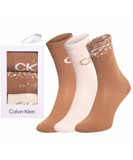 Γυναικείες κάλτσες Calvin Klein 3pk 701219849 003