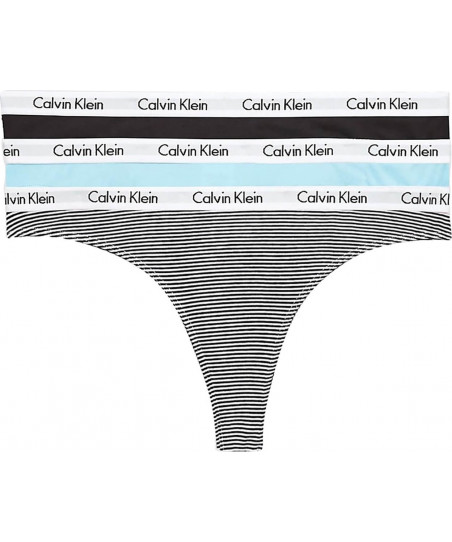 Calvin Klein 3 pack γυναικεία string QD3587E-QT6