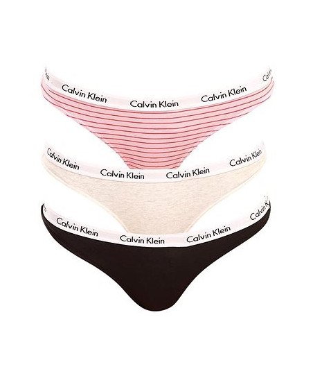 Γυναικεία String 3pk Plus Calvin Klein QD3800E W5A