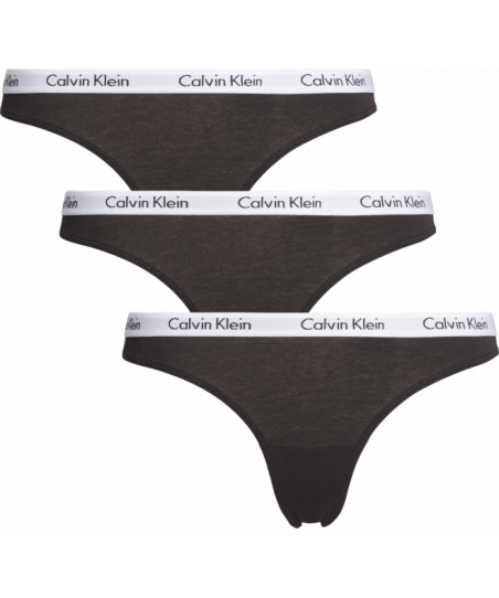 Γυναικείο Εσώρουχα 3pk String Calvin Klein QD3587E 001