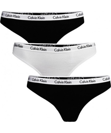 Γυναικείο String 3pk Calvin Klein QD3587E WPK