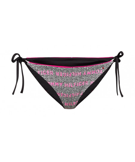 Tommy Hilfiger cheeky string side tie bikini bottom triangle fixed reversible UW0UW02086 0KI