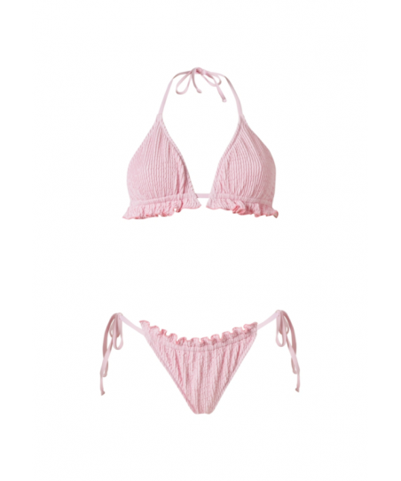 Γυναικείο Μαγιό Bikini Stefania Fragista Gigi Pink Curly SF2321PT